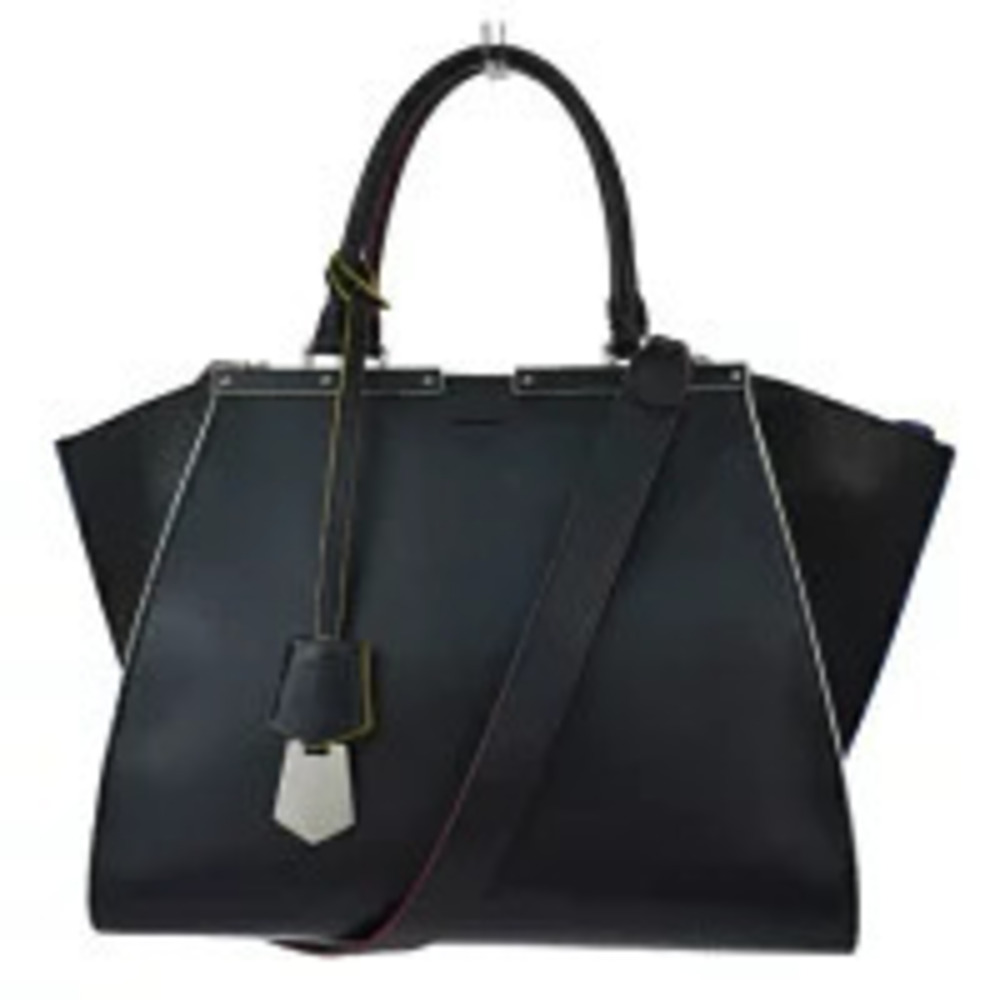 Fendi Toujours Handbag Shoulder Bag Black Leather